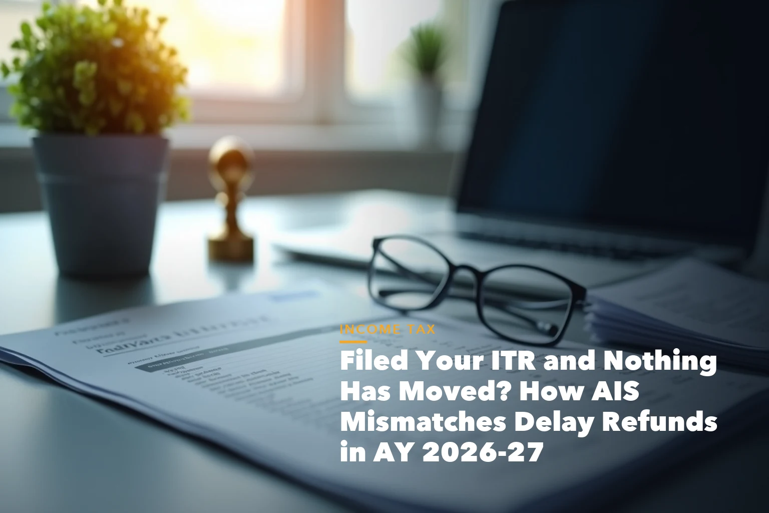 Income tax filing dashboard with ITR documents and verification steps for Filed Your ITR and Nothing Has Moved How AIS