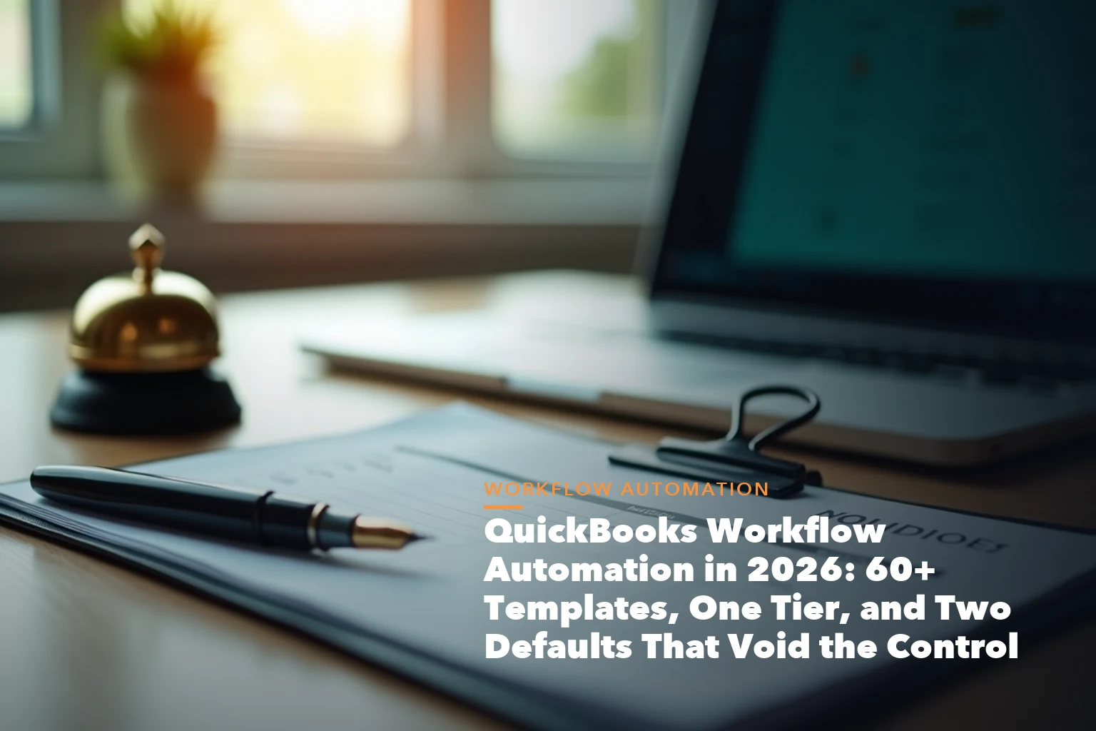 Business guide visual with process steps and compliance records for QuickBooks Workflow Automation 2026 60+