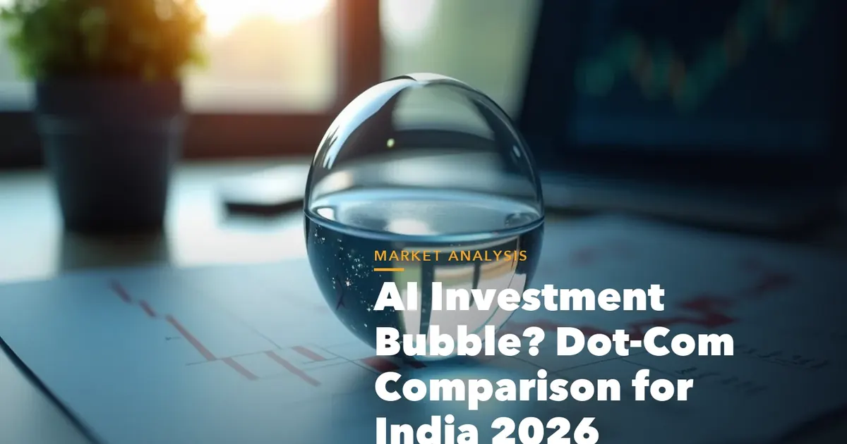 Business guide visual with process steps and compliance records for Investment Bubble Dot-Com Comparison for