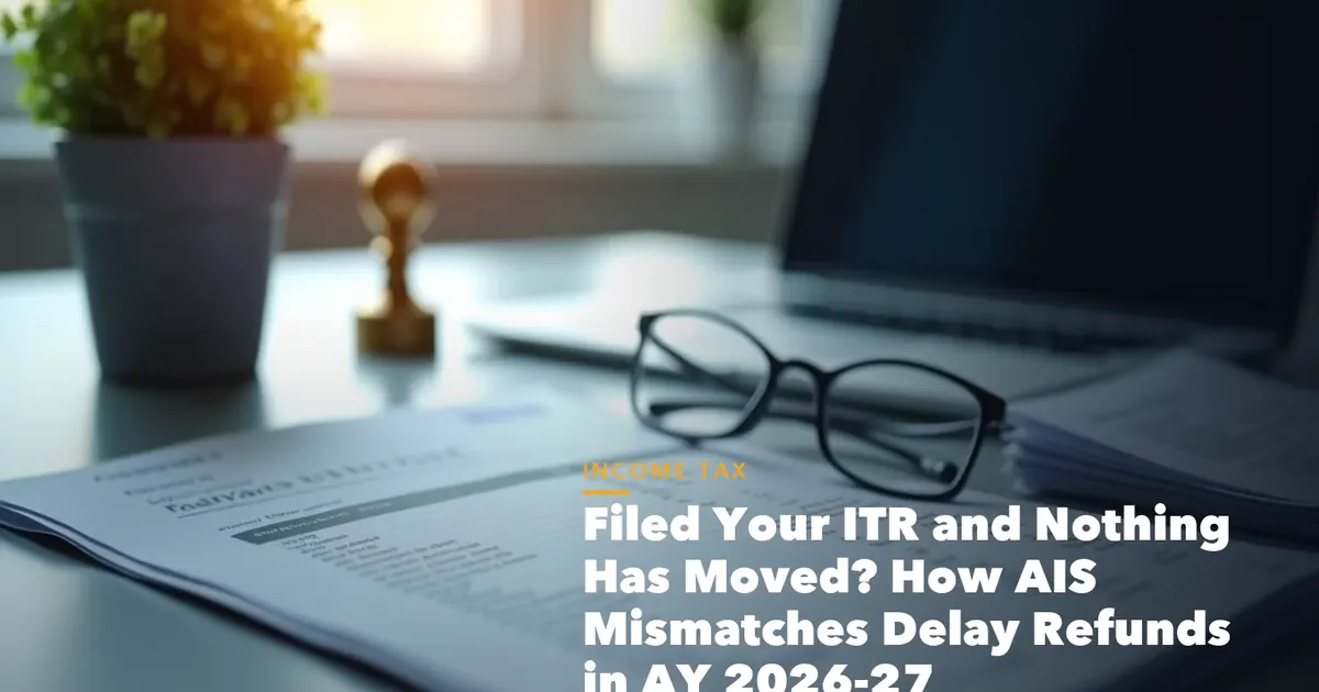 Income tax filing dashboard with ITR documents and verification steps for Filed Your ITR and Nothing Has Moved How AIS