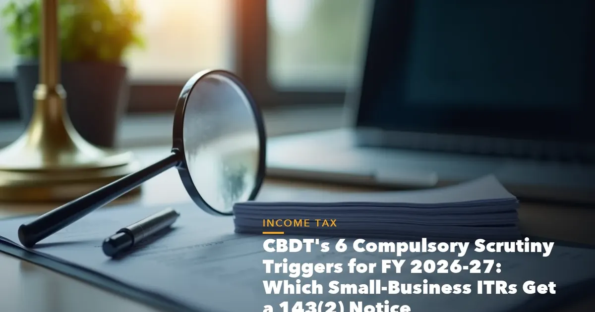 Income tax filing dashboard with ITR documents and verification steps for CBDT's Compulsory Scrutiny Triggers for