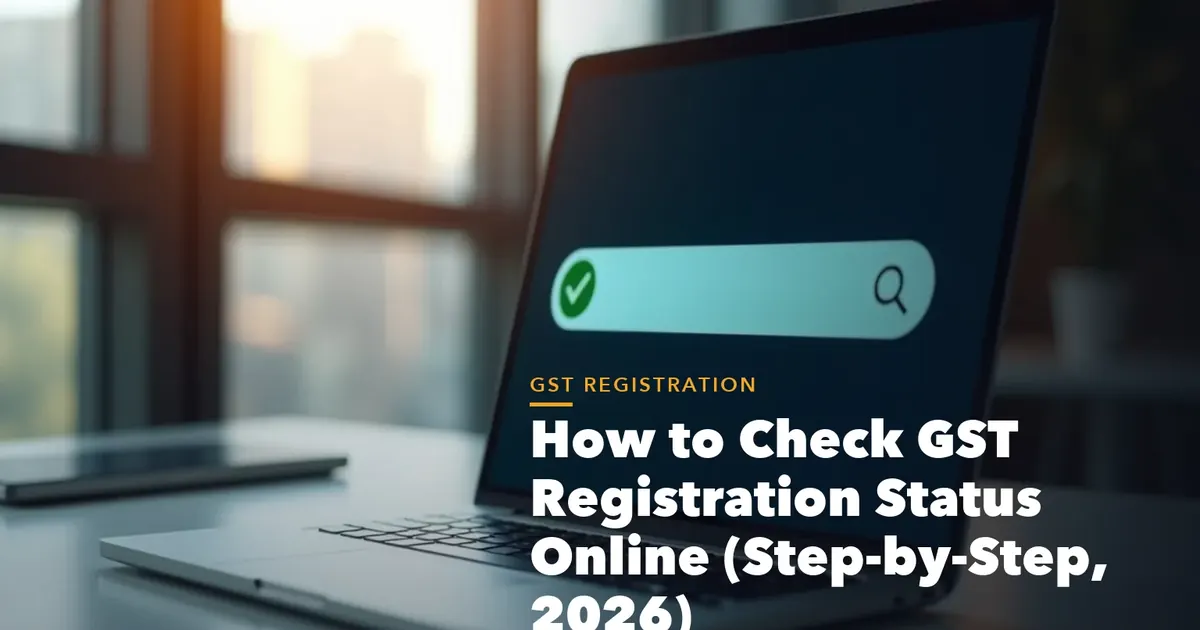 GST registration process visual from PAN and Aadhaar to GSTIN approval for How Check GST Registration Status Online