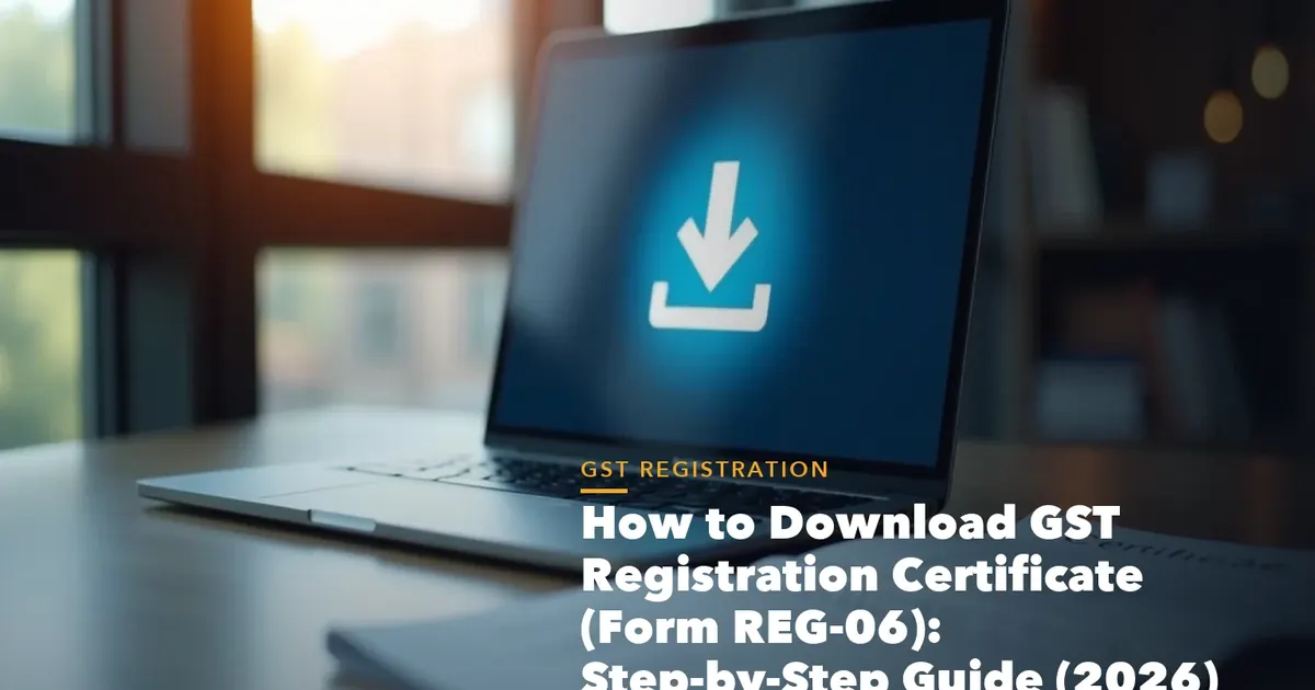 GST registration process visual from PAN and Aadhaar to GSTIN approval for How Download GST Registration Certificate