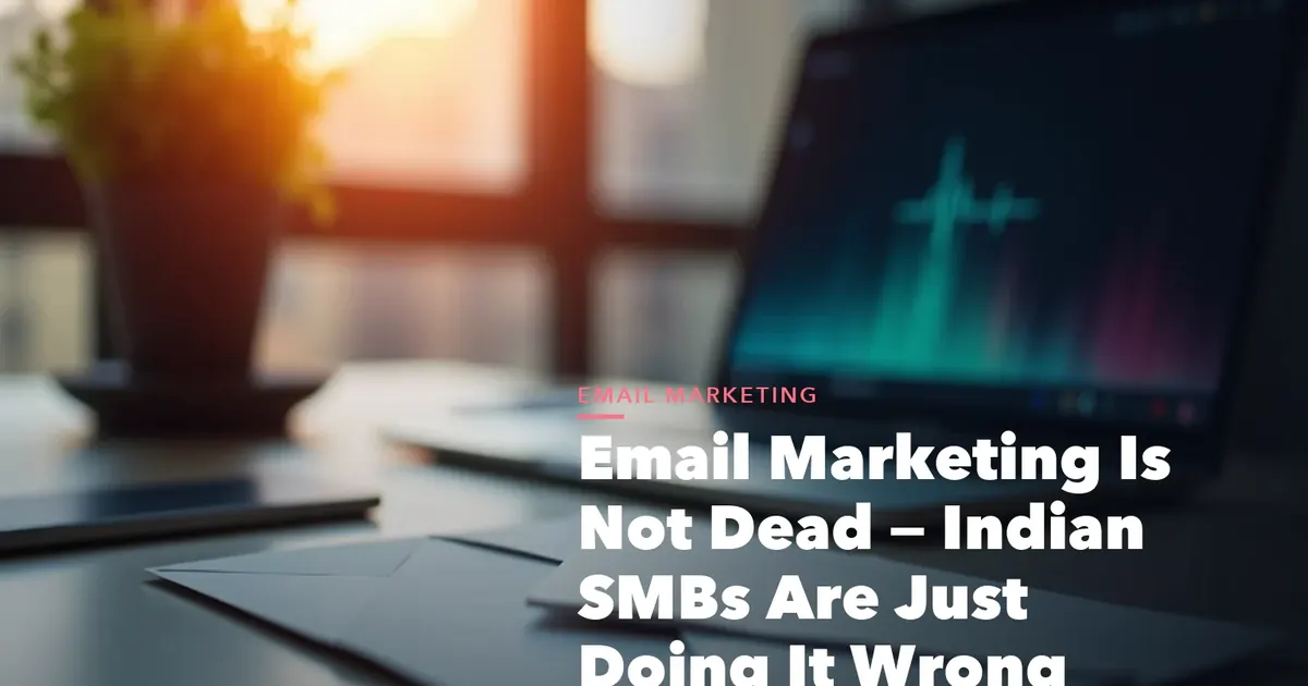 Email marketing fixes for Indian SMBs visual showing welcome sequence segmentation subject lines and deliverability