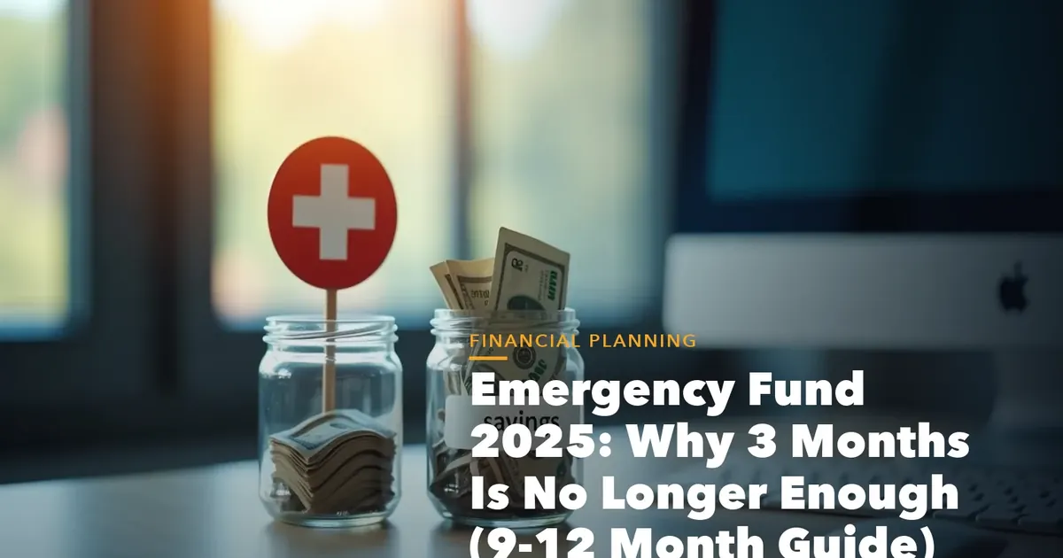 Business guide visual with process steps and compliance records for Emergency Fund 2025 Why Months Longer Enough