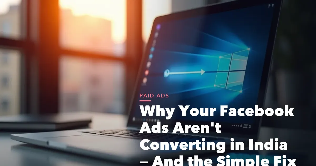 Facebook and Instagram ads troubleshooting visual showing hook offer audience landing page and creative audit