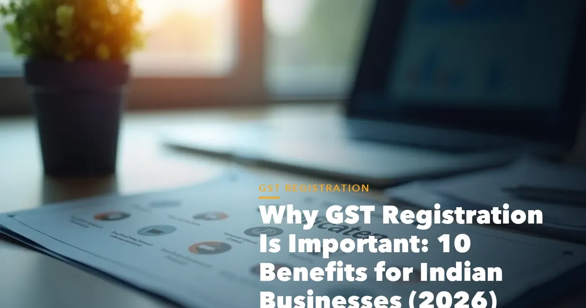 GST registration process visual from PAN and Aadhaar to GSTIN approval for Why GST Registration Important Benefits for