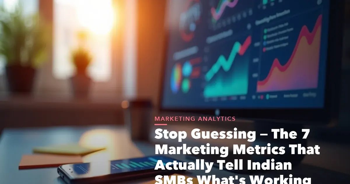 Marketing metrics that matter visual showing CPL CAC LTV ROAS churn and weekly dashboard for Indian founders