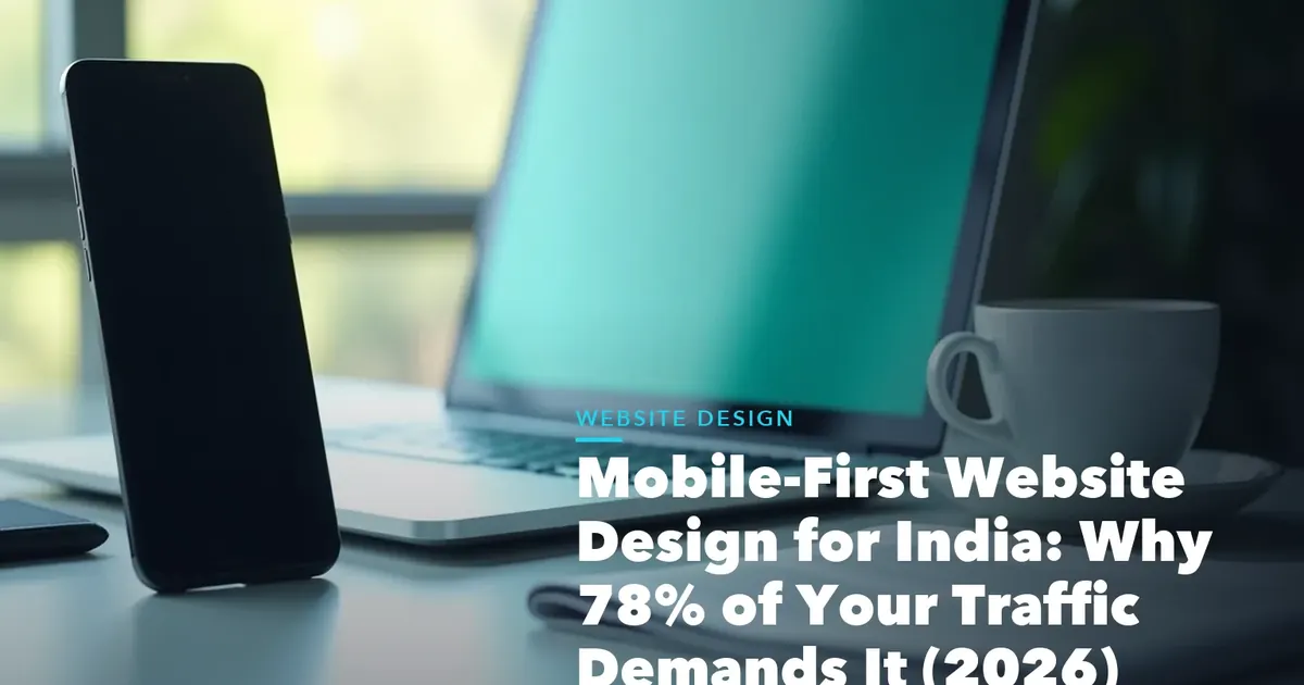 Business guide visual with process steps and compliance records for Mobile-First Website Design for India Why