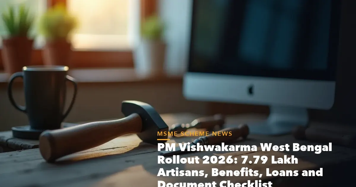 GST registration document checklist illustration for Vishwakarma West Bengal Rollout 2026 7.79