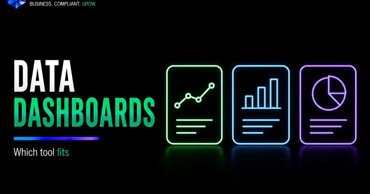 Data dashboard tool comparison visual showing analytics reports charts and BI dashboard options