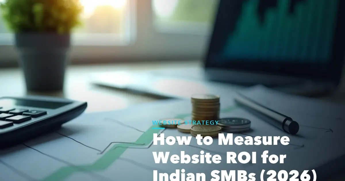 Business guide visual with process steps and compliance records for How Measure Website ROI for Indian SMBs